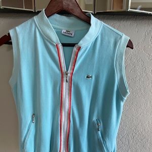 Lacoste, velour vest, size 42